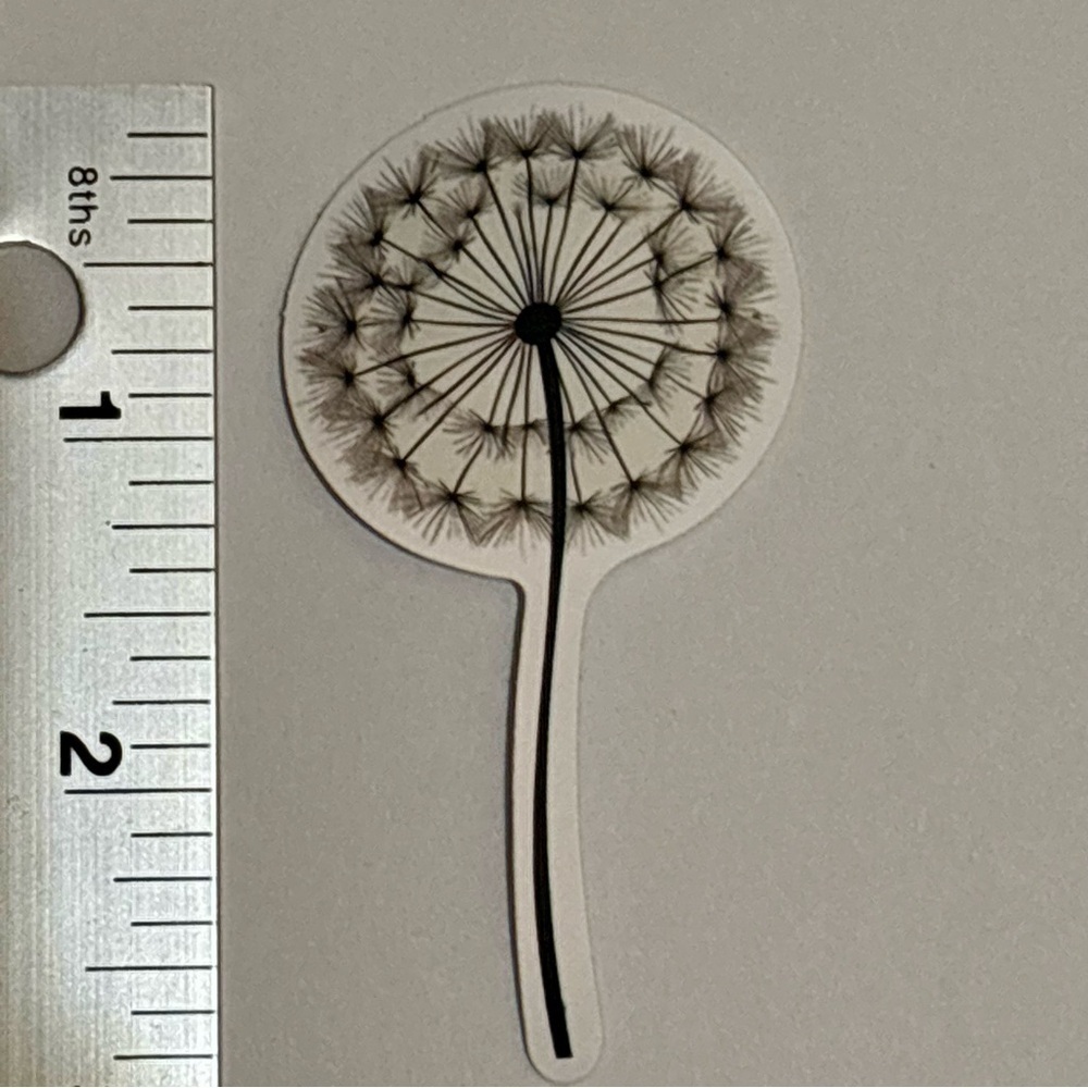10/$10 Dandelion Aesthetic Sticker Waterproof Vinyl Water Bottle Laptop Crafts